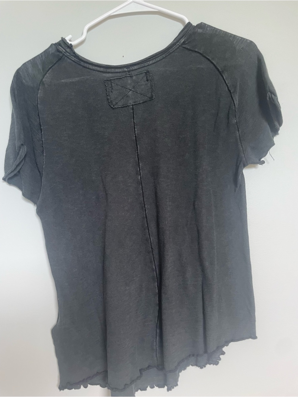 Women’s  Black Short Sleeve Crewneck Shirt - Picture 6 of 12